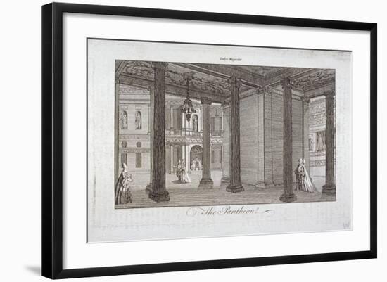 Interior View of the Pantheon, Oxford Street, Westminster, London, C1775-null-Framed Giclee Print