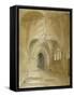 Interior View of the Porch of St Sepulchre Church, City of London, 1850-null-Framed Stretched Canvas