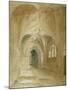 Interior View of the Porch of St Sepulchre Church, City of London, 1850-null-Mounted Giclee Print