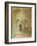 Interior View of the Porch of St Sepulchre Church, City of London, 1850-null-Framed Giclee Print