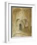 Interior View of the Porch of St Sepulchre Church, City of London, 1850-null-Framed Giclee Print