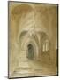 Interior View of the Porch of St Sepulchre Church, City of London, 1850-null-Mounted Giclee Print