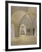 Interior View of the Prison in the Bowyer Tower, Tower of London, Stepney, London, 1883-John Crowther-Framed Giclee Print