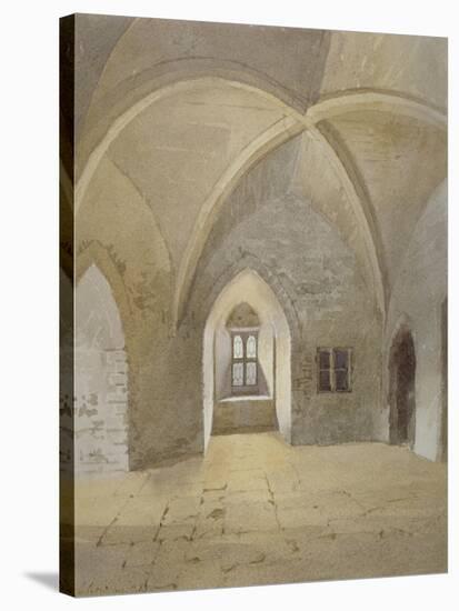 Interior View of the Prison in the Bowyer Tower, Tower of London, Stepney, London, 1883-John Crowther-Stretched Canvas