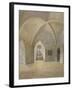 Interior View of the Prison in the Bowyer Tower, Tower of London, Stepney, London, 1883-John Crowther-Framed Giclee Print