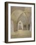 Interior View of the Prison in the Bowyer Tower, Tower of London, Stepney, London, 1883-John Crowther-Framed Giclee Print