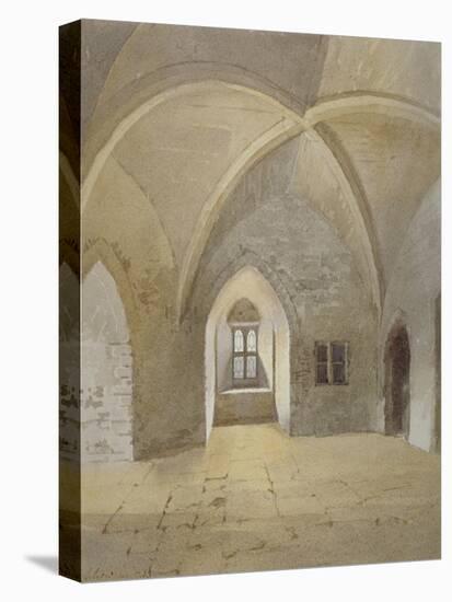 Interior View of the Prison in the Bowyer Tower, Tower of London, Stepney, London, 1883-John Crowther-Stretched Canvas