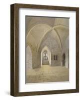 Interior View of the Prison in the Bowyer Tower, Tower of London, Stepney, London, 1883-John Crowther-Framed Giclee Print