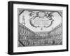 Interior View of the Royal Exchange Filled with Figures, City of London, 1644-Wenceslaus Hollar-Framed Giclee Print