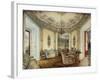 Interior view of the Salon of a Castle in Obertwaltersdorf-Alt Rudolf-Framed Giclee Print