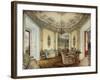 Interior view of the Salon of a Castle in Obertwaltersdorf-Alt Rudolf-Framed Giclee Print