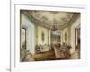 Interior view of the Salon of a Castle in Obertwaltersdorf-Alt Rudolf-Framed Giclee Print