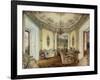 Interior view of the Salon of a Castle in Obertwaltersdorf-Alt Rudolf-Framed Giclee Print