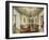 Interior view of the Salon of a Castle in Obertwaltersdorf-Alt Rudolf-Framed Giclee Print