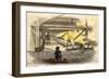 Interior View of the Salt-Works in West Virginia, c.1850-null-Framed Giclee Print