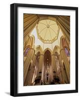 Interior view of the Sao Paulo See Metropolitan Cathedral, Praca da Se, City of Sao Paulo, State of-Karol Kozlowski-Framed Photographic Print