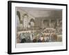 Interior View of the Sessions House, Old Bailey, with a Court in Session, City of London, 1809-Joseph Constantine Stadler-Framed Giclee Print