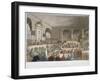 Interior View of the Sessions House, Old Bailey, with a Court in Session, City of London, 1809-Joseph Constantine Stadler-Framed Giclee Print