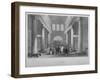 Interior View of the Stock Exchange, Bartholomew Lane, City of London, 1841-Harlen Melville-Framed Giclee Print