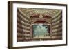 Interior View of the Teatro Alla Scala in Milan, ca. 1830-null-Framed Giclee Print