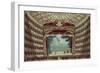 Interior View of the Teatro Alla Scala in Milan, ca. 1830-null-Framed Giclee Print