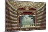 Interior View of the Teatro Alla Scala in Milan, ca. 1830-null-Mounted Giclee Print