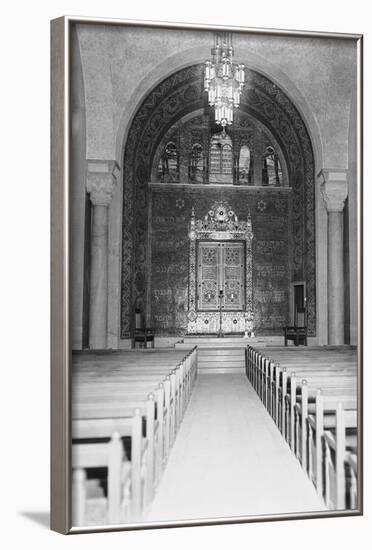 Interior View of the Temple Emanuel-null-Framed Photographic Print