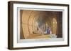 Interior View of the Thames Tunnel, London, 1830-null-Framed Giclee Print