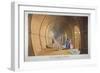 Interior View of the Thames Tunnel, London, 1830-null-Framed Giclee Print