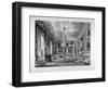 Interior View of the West Ante-Room in Carlton House, Westminster, London, 1818-RG Reeve-Framed Giclee Print