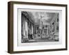 Interior View of the West Ante-Room in Carlton House, Westminster, London, 1818-RG Reeve-Framed Giclee Print