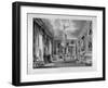 Interior View of the West Ante-Room in Carlton House, Westminster, London, 1818-RG Reeve-Framed Giclee Print