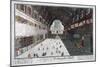 Interior View of Westminster Hall, London, C1750-null-Mounted Giclee Print