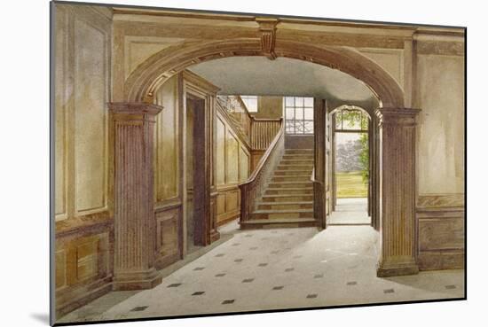 Interior View Showing the Staircase at Fairfax House, High Street, Putney, London, 1887-John Crowther-Mounted Giclee Print