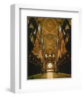 Interior view St. Paul's Cathedral, London, South England, Great Britain hph15-null-Framed Art Print