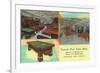Interior Views of Newark Pool Table Manufacturers - Newark, NJ-Lantern Press-Framed Premium Giclee Print
