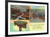 Interior Views of Newark Pool Table Manufacturers - Newark, NJ-Lantern Press-Framed Premium Giclee Print