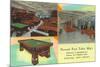 Interior Views of Newark Pool Table Manufacturers - Newark, NJ-Lantern Press-Mounted Premium Giclee Print