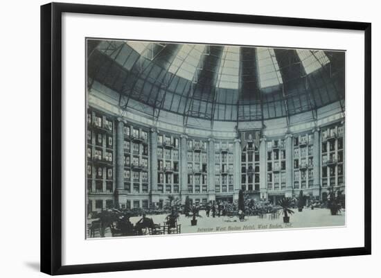 Interior, West Baden Hotel, Indiana-null-Framed Art Print