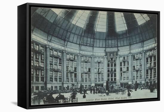 Interior, West Baden Hotel, Indiana-null-Framed Stretched Canvas
