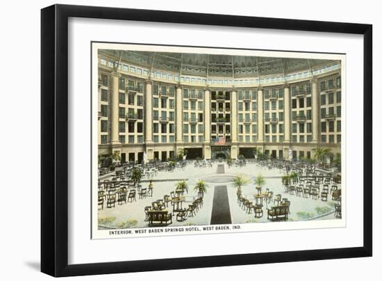 Interior, West Baden Springs, Indiana-null-Framed Art Print