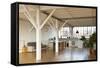 Interior Wide Loft, Beams and Wooden Floor-zveiger-Framed Stretched Canvas