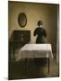 Interior with a back woman, 1898-Vilhelm Hammershoi-Mounted Giclee Print