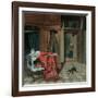 Interior with a Carpet-Cornelis de Man-Framed Giclee Print