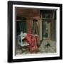 Interior with a Carpet-Cornelis de Man-Framed Giclee Print