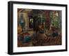 Interior with a Cradle, circa 1925-Nikolai Astrup-Framed Giclee Print