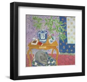 Interior with a Dog, 1934-Henri Matisse-Framed Art Print