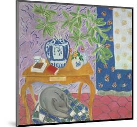 Interior with a Dog, 1934-Henri Matisse-Mounted Art Print