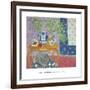 Interior with a Dog, 1934-Henri Matisse-Framed Art Print