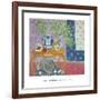 Interior with a Dog, 1934-Henri Matisse-Framed Art Print